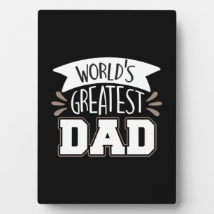 Daddy Gift World's Greatest Dad Plaque
