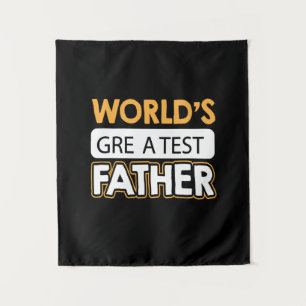 Daddy Gift World's Greatest Father Tapestry