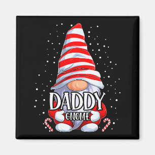 Daddy Gnome Christmas Pajamas Matching Family Grou Magnet