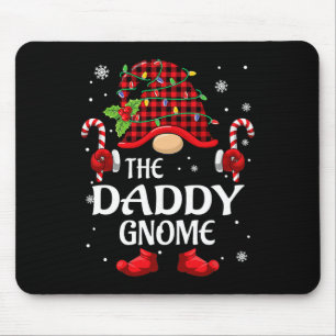 Daddy Gnome Matching Christmas PJS For Family Mouse Pad
