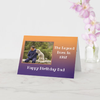 Daddy Happy Birthday Any Year Photo Template Kids