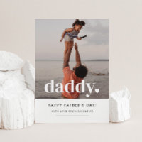 Daddy Heart - Father's Day Photo Card