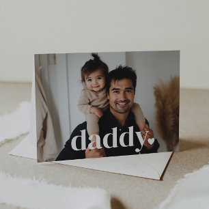 Daddy Heart - First Father's Day Photo Card