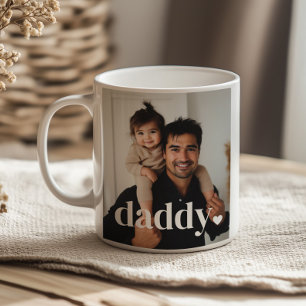 Daddy Heart - First Father's Day Photo  Coffee Mug