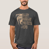 Daddy Husband Protector Hero Papa Bear Dad Gift
