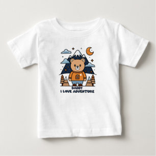 DADDY I LOVE ADVENTURE T-SHIRT FOR BABY