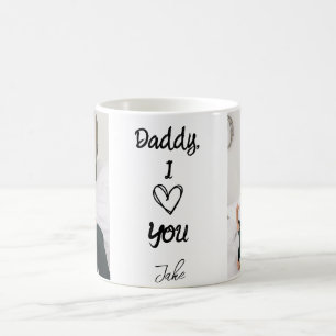 Daddy, I Love You   Personalised Photos Mug