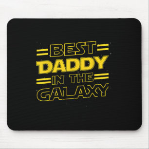 Daddy In The Galaxy Funny Fathers Day Gift For Men Mouse Pad