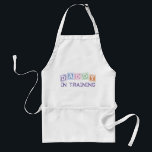 Daddy In Training Standard Apron<br><div class="desc">Daddy In Training T-Shirts & Apparel for Daddies-to-be! Let everyone know that you're expecting with this colourful,  maternity-themed design that reads "Daddy in training" made just for new fathers!  Available on t-shirts,  hoodies,  and other gift ideas.</div>