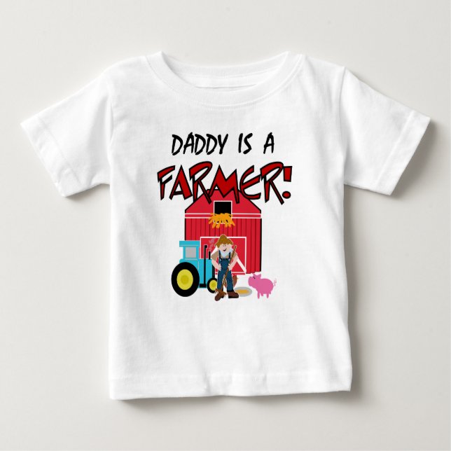 Daddy is a Farmer Tshirts and Gifts (Front)