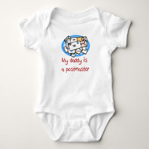 Daddy is a Postmaster Baby T-shirt Bodysuit