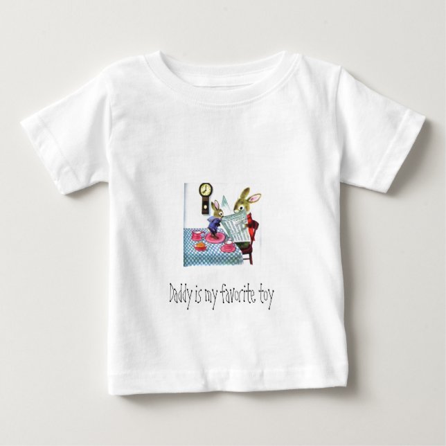Daddy is my favourite toy baby T-Shirt (Front)