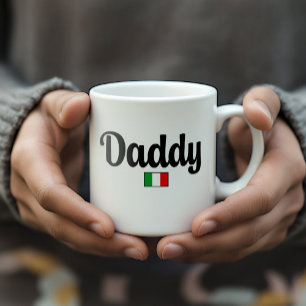 Daddy Italian Flag Mug