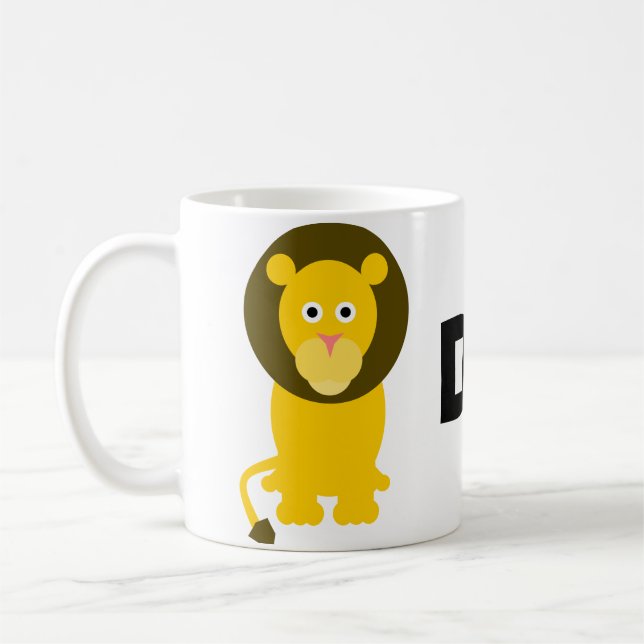 Daddy Lion Mug (Left)