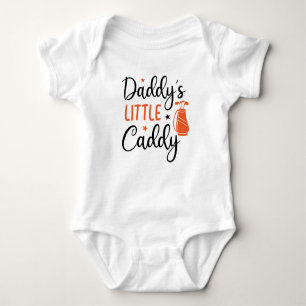 Daddy Little Caddy   Funny baby clothes Baby Bodysuit