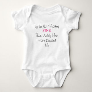 Daddy Little Girl Baby Bodysuit