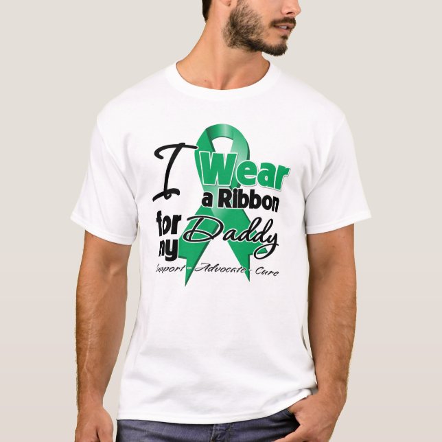 Daddy - Liver Cancer Ribbon.png T-Shirt (Front)