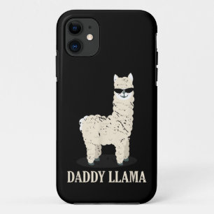 Daddy Llama Alpaca Funny Animal Lover iPhone 11 Case