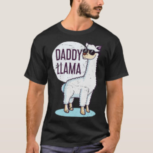 Daddy Llama Fathers Day T-Shirt