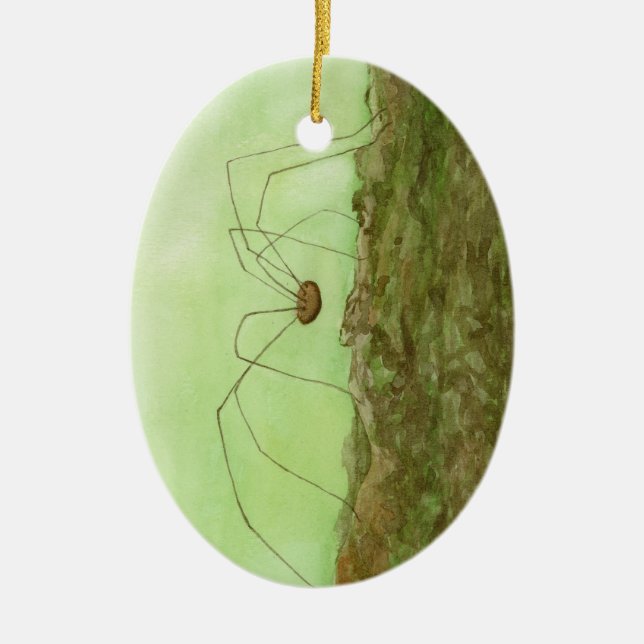 Daddy Long Legs Ceramic Ornament (Front)