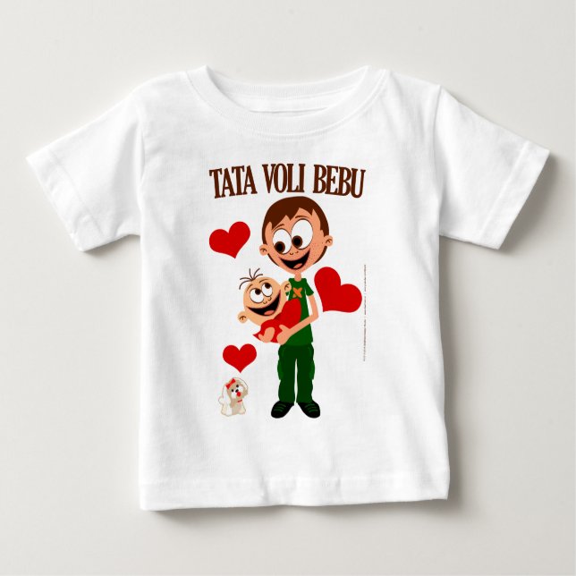 Daddy Loves Baby - Baby t-shirt (Front)