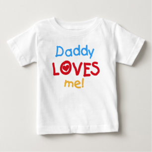Daddy Loves Me Toddler Ruffle Tee
