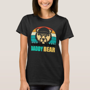 Daddy Loves Me Vintage For Men Daddy Bear T-Shirt