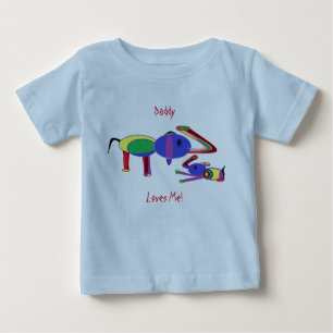 Daddy luvs me  Baby T-Shirt