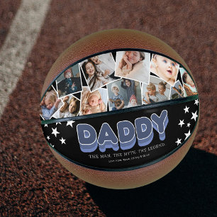 Daddy Man Myth Legend Photo Basketball