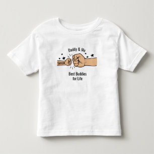 Daddy & Me Best Buddies for Life 1st Father's Day Toddler T-Shirt