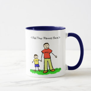Daddy & Me Little Boy Mug (Custom Names)