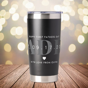 Daddy Modern Minimalist First Fathers Day Insulated Tumbler