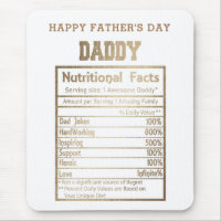 daddy nutritional facts father's day