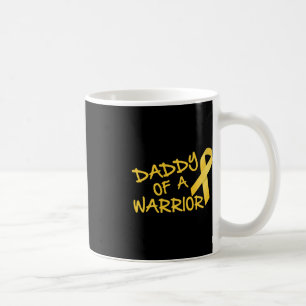 Daddy Of A Warrior Childhood Cancer Awareness Coffee Mug