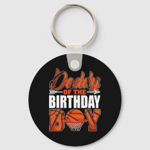Daddy Of Birthday Boy Sketll Matching Family Party Key Ring