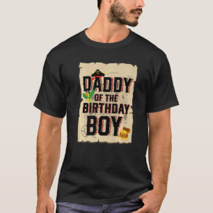 Daddy Of The Birthday Boy Father Pirate Theme 5th T-Shirt