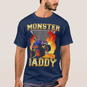 Daddy of the Birthday Boy Monster Truck Matching F T-Shirt
