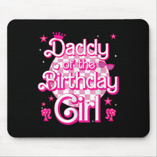 Daddy Of The Birthday Girl Doll Birthday Kid Famil Mouse Pad