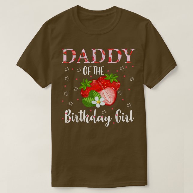 Daddy Of The Birthday Girl First birthday Berry Pa T-Shirt (Design Front)