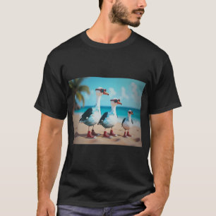 Daddy Of The Birthday Mermaid Matching Family Part T-Shirt