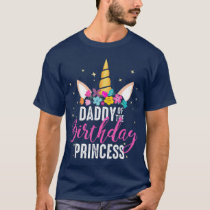 Daddy Of The Birthday Princess Father Girl T-Shirt