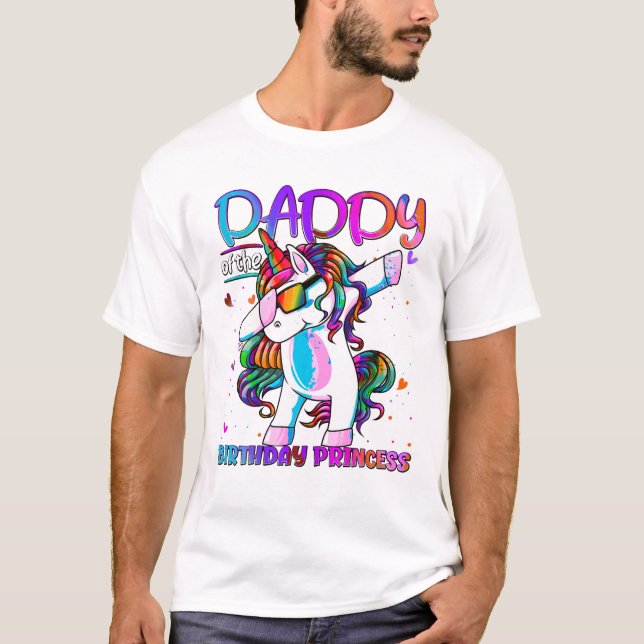 Daddy of the Birthday Princess T-Shirt (Front)
