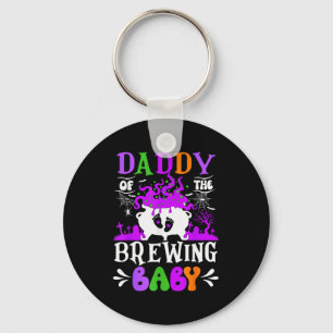 Daddy Of The Brewing Baby Dad To Be Halloween Key Ring