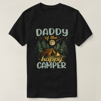 Daddy of the Happy Camper Retro Camping Shirt