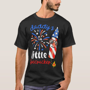 Daddy of The Little Firecracker 4th Of July Indepe T-Shirt