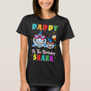Daddy Of The Shark Birthday Family Matching Birthd T-Shirt