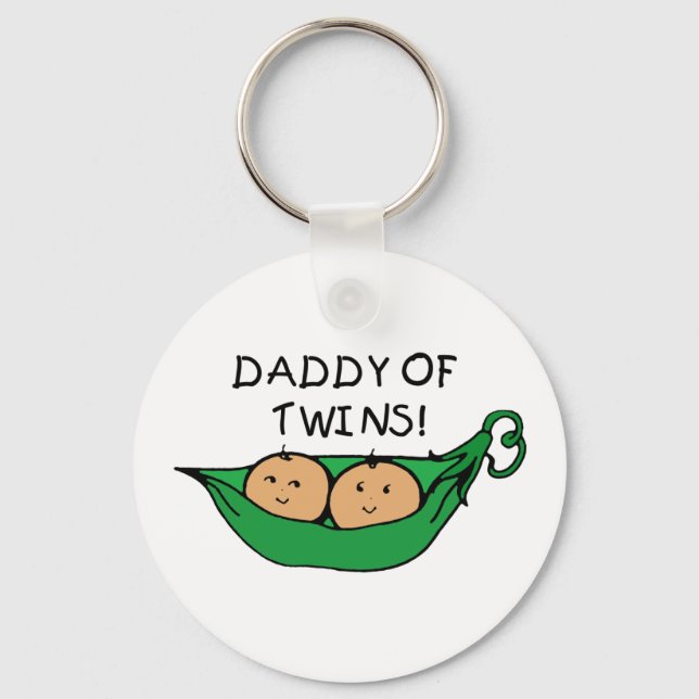 Daddy of Twins Pod Key Ring (Front)