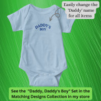 Daddy (or any name title) Matching Daddy's Boy