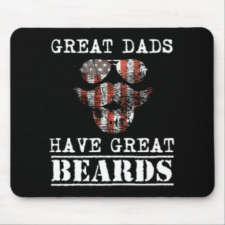 Daddy Papa And Me Beards & Moustaches Funny Pad Mouse Pad