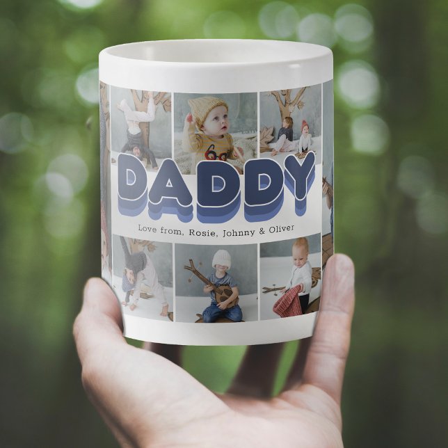 Daddy Photo Collage Coffee Mug (Creator Uploaded)